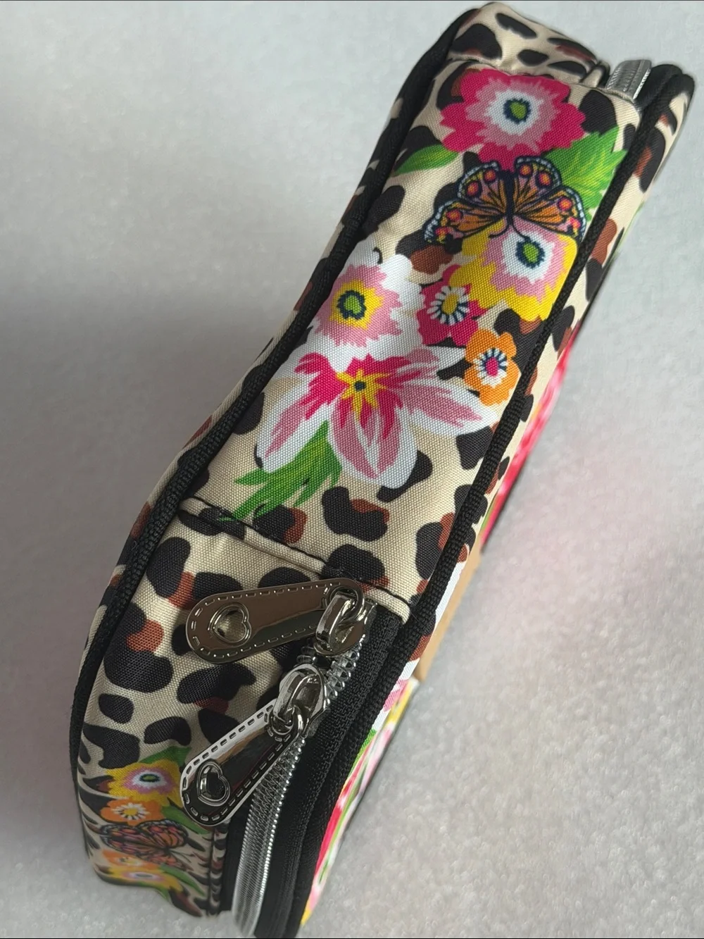 BRIGHTON Butterfly Garden Travel Jewelry Case / Jewelry Organizer